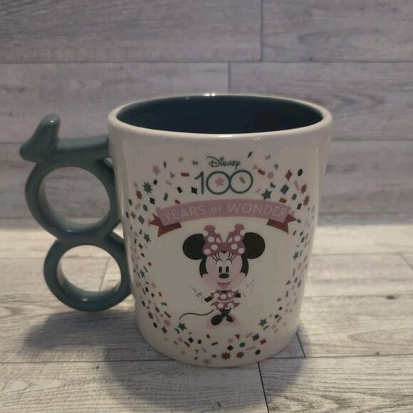 Disney 100 Years of Wonder Mickey Mouse Mug with 100 Handle - Picture 2 of 9